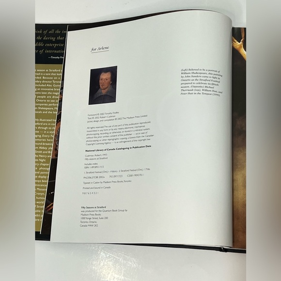 Book Fifty Seasons at Stratford Theater Festival 2002 Canada Robert Cushman - Picture 5 of 11